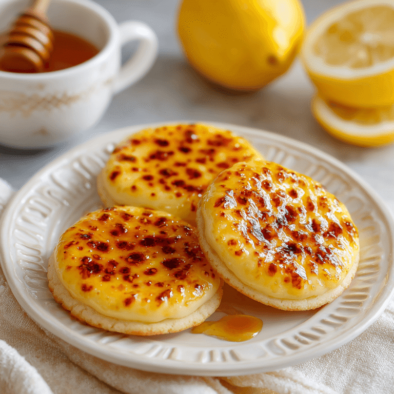 Mouth-Watering Lemon Curd Crème Brûlée Cookies Recipe