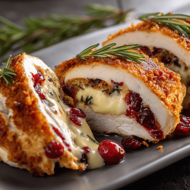 Cranberry Brie Stuffed Chicken Recipe