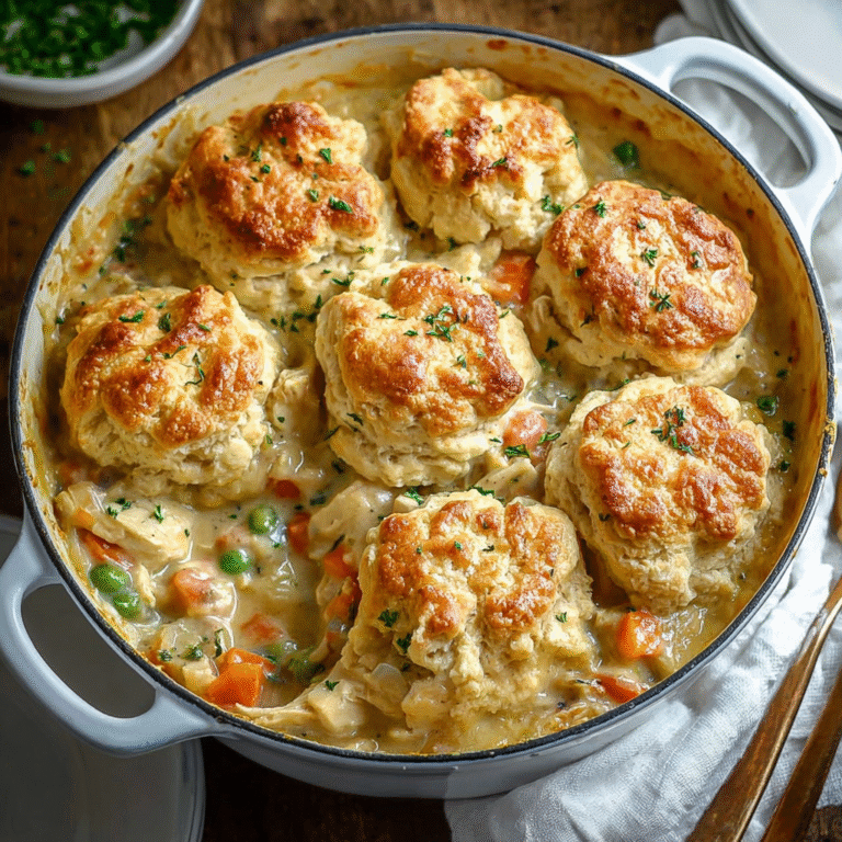 Biscuit Chicken Pot Pie Recipe