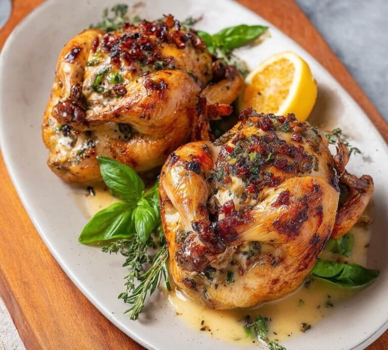 Stuffed Cornish Game Hens Recipe