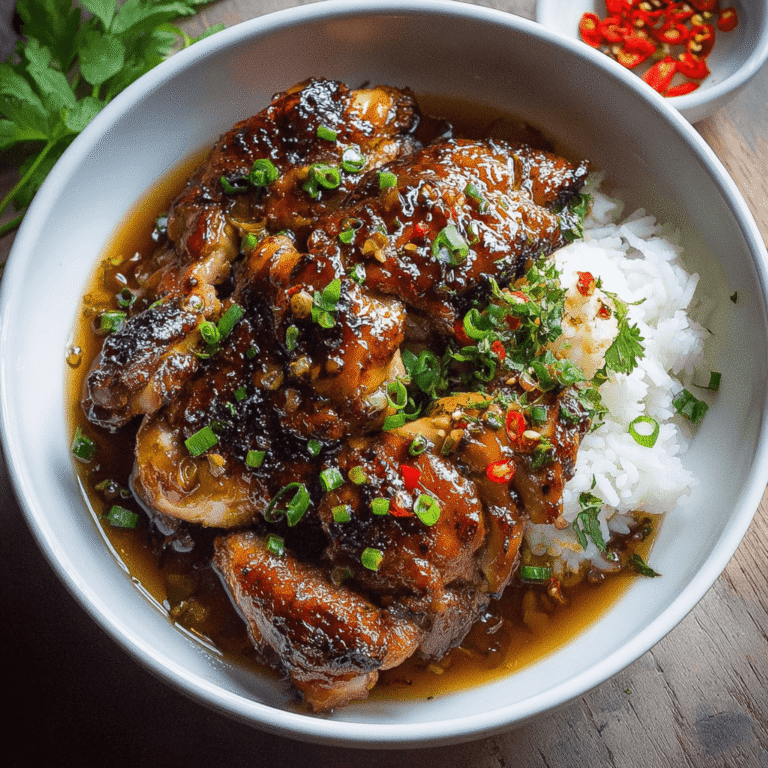 Caramelised Soy Chicken Recipe