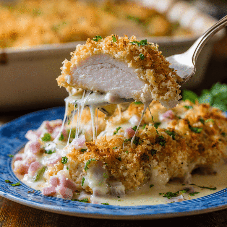 Chicken Cordon Bleu Casserole Recipe