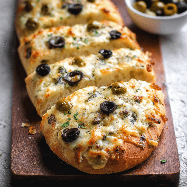 Olive Cheese Bread Recipe