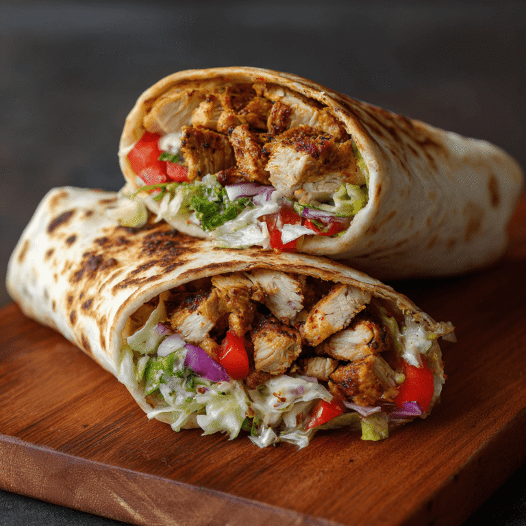 Chicken Shawarma Wraps Recipe