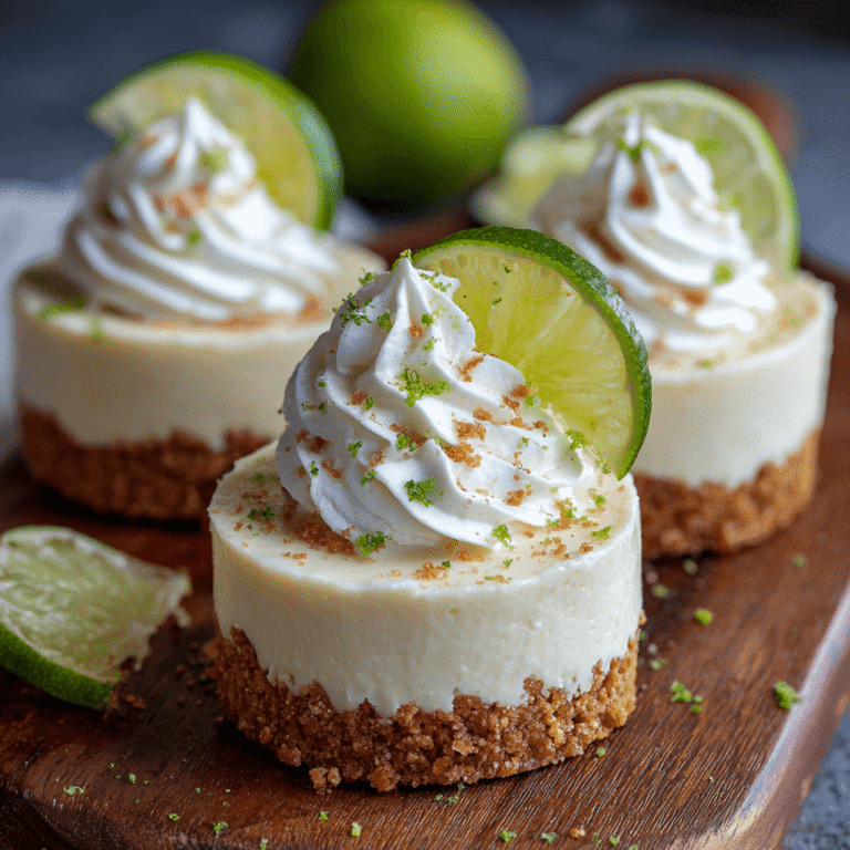 No-Bake Mini Key Lime Pie Recipe