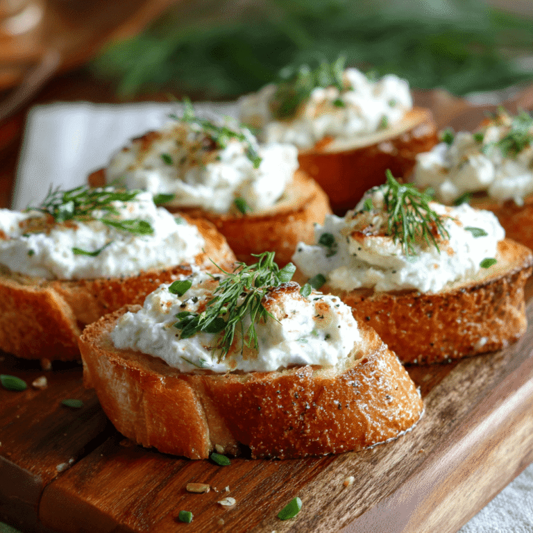 Creamy Boursin Bruschetta Recipe