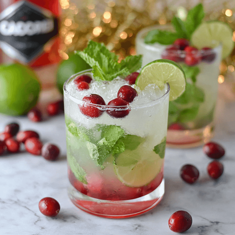 White Christmas Mojitos Recipe