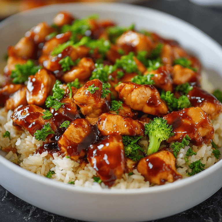 Quick & Healthy Honey BBQ Chicken Rice Recipe