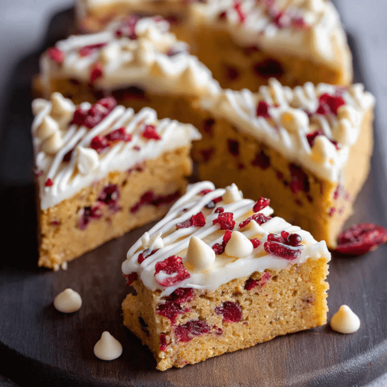 Starbucks Copycat Cranberry Bliss Bars Recipe