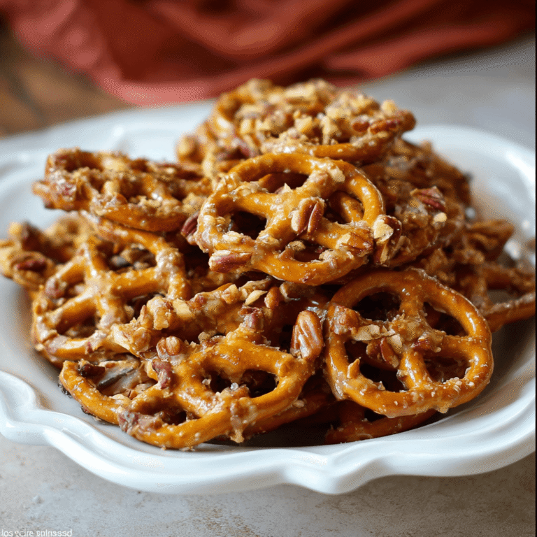 Butter Toffee Pretzels Recipe