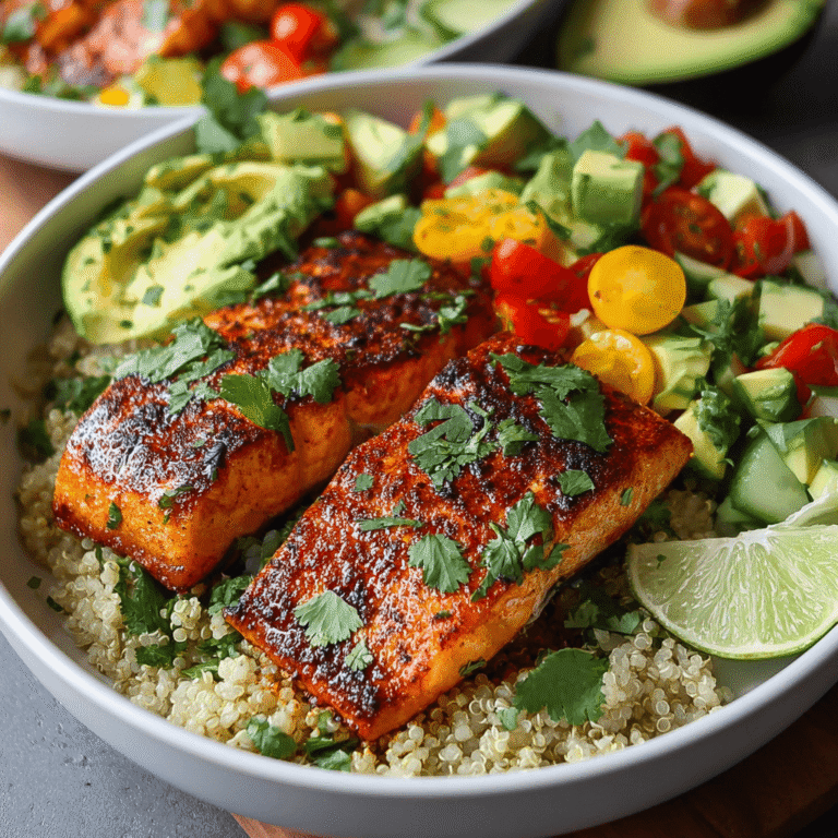 Chili Lime Salmon Bowls Recipe