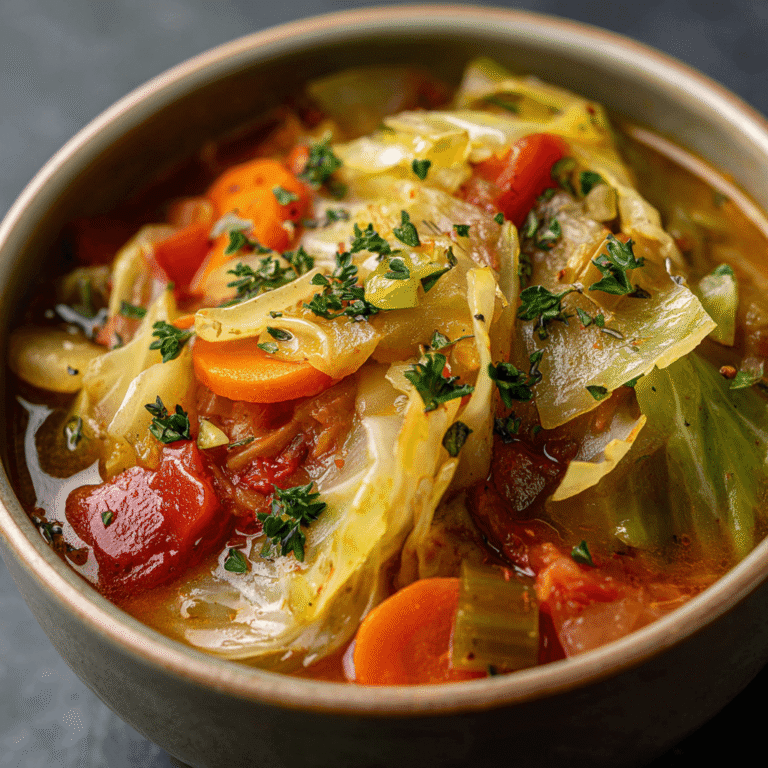 Hearty Cabbage Soup Diet Recipe