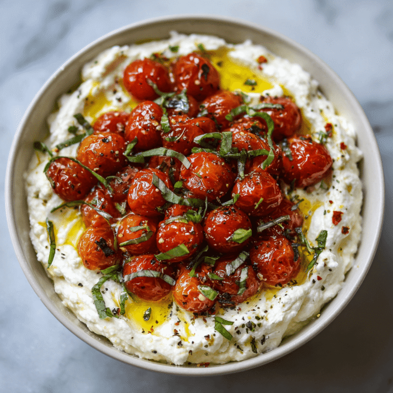 Whipped Feta Dip with Roasted Tomatoes Recipe