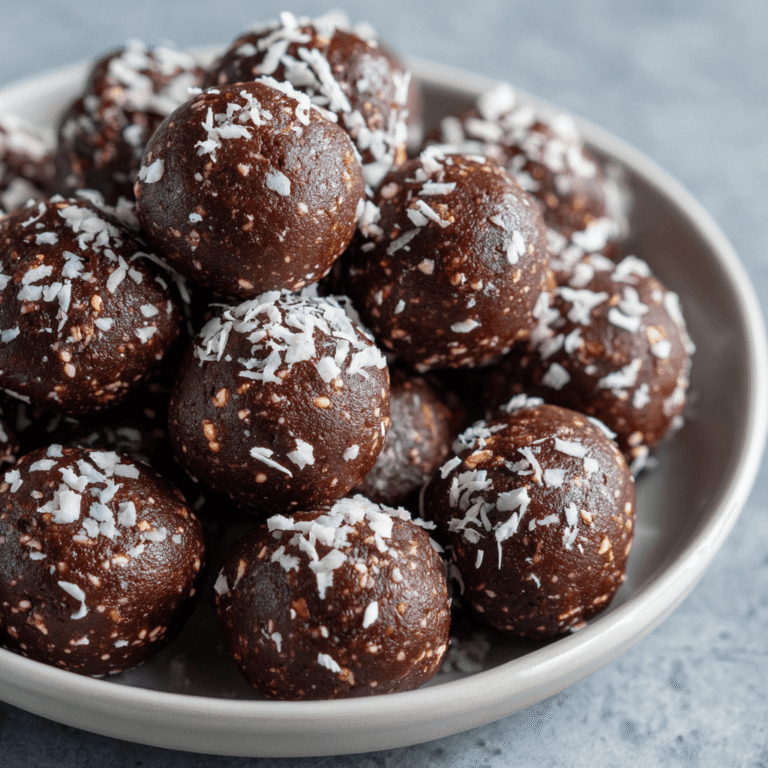 No Bake Brownie Bites Recipe