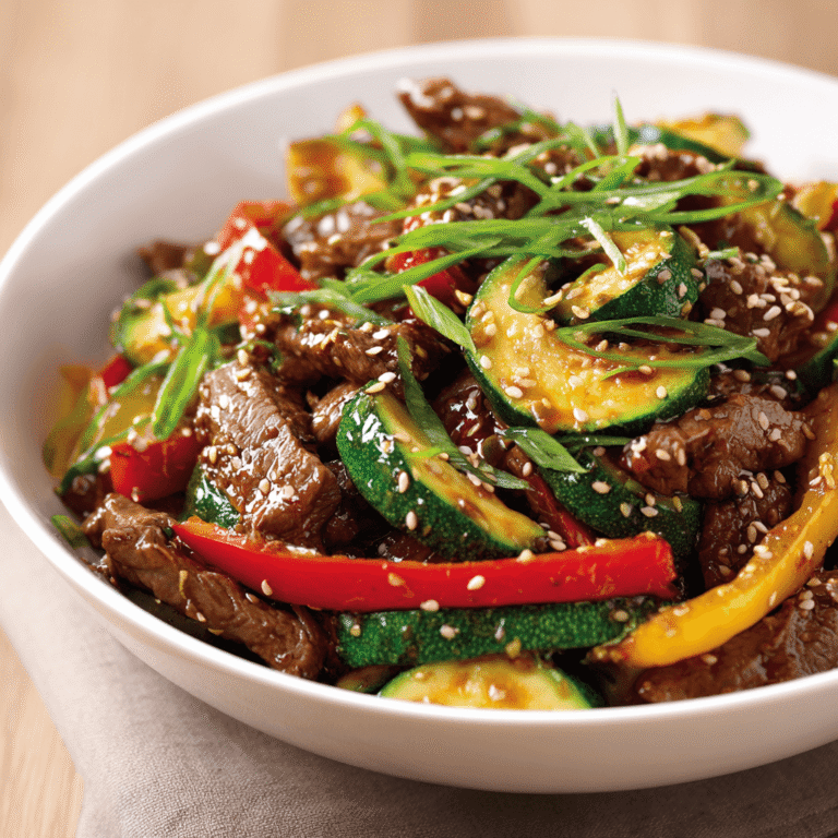 Beef & Zucchini Stir-Fry Recipe