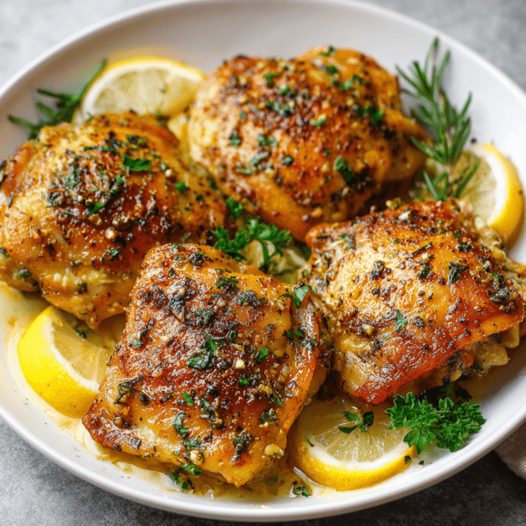 Garlic Butter Chicken Thighs Recipe