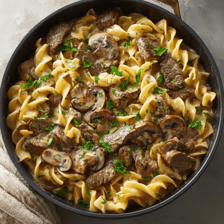Beef Stroganoff Recipe