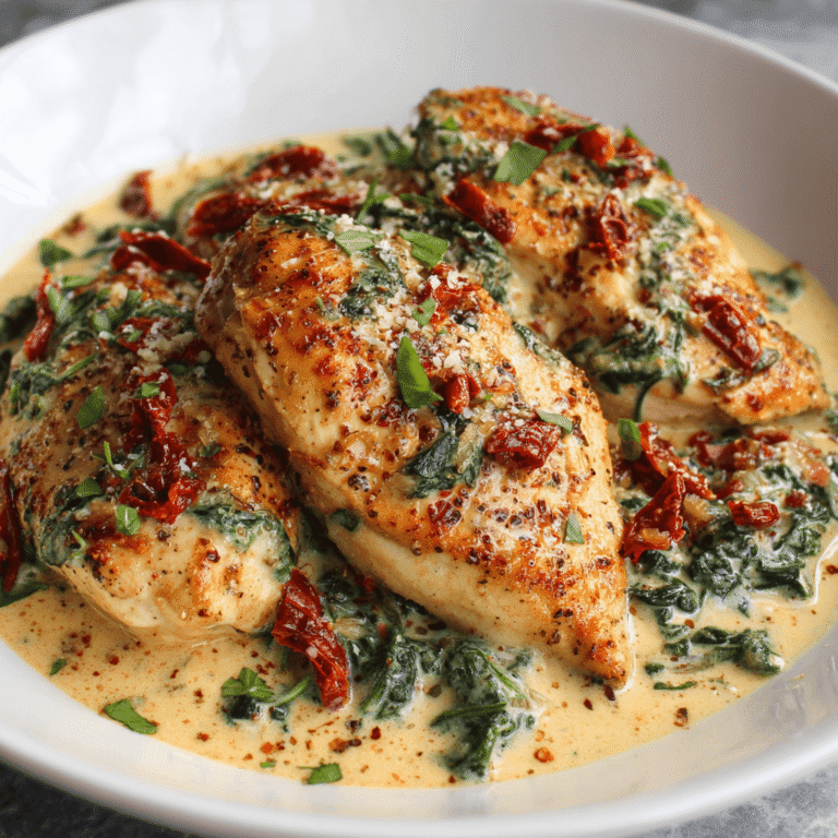 Low-Carb Tuscan Chicken Recipe