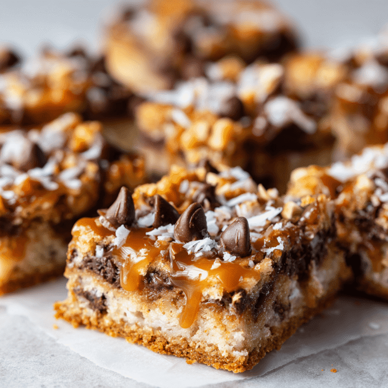 Loaded Caramel Magic Cookie Bars Recipe