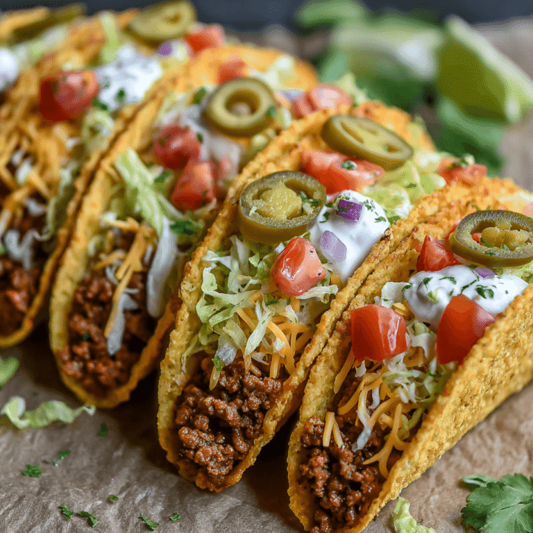 Cheesy Oven-Baked Tacos Recipe