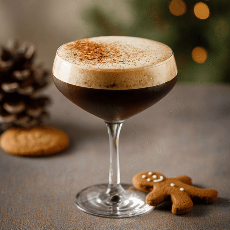 Gingerbread Espresso Martini Recipe