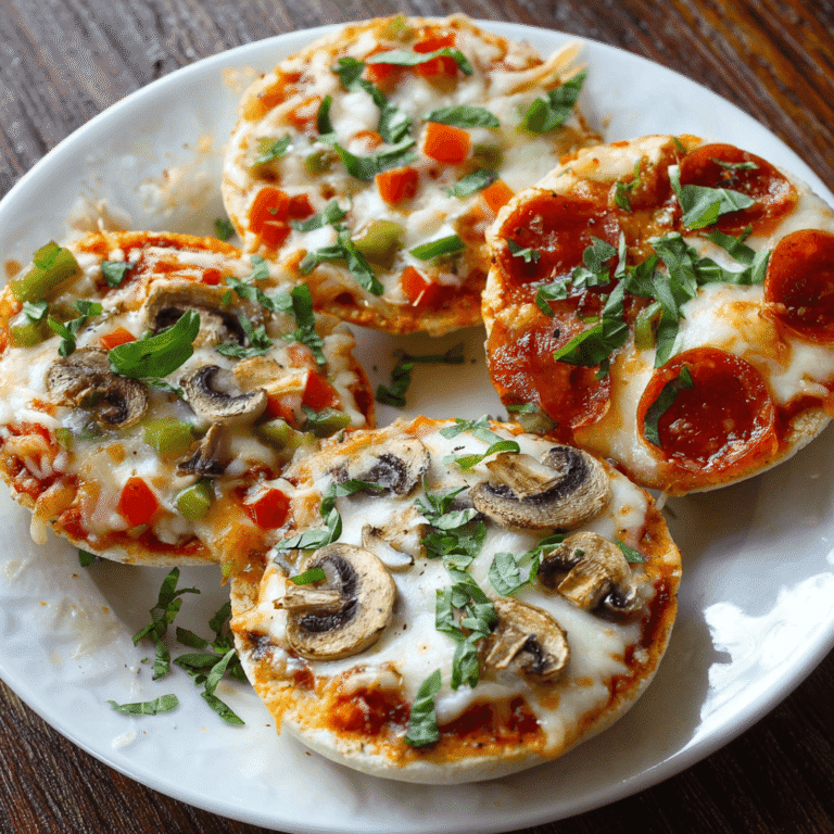 English Muffin Pizzas Recipe