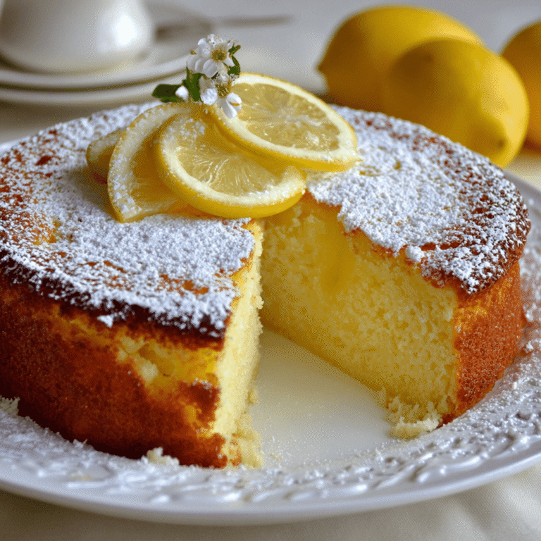 The Best Lemon Custard Cake Recipe