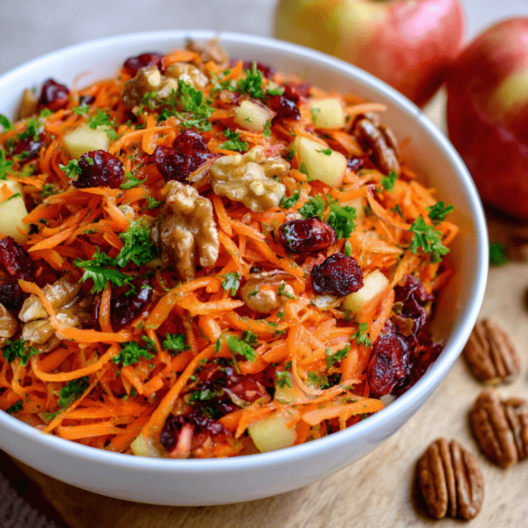 Vibrant Apple Cranberry Carrot Salad Recipe