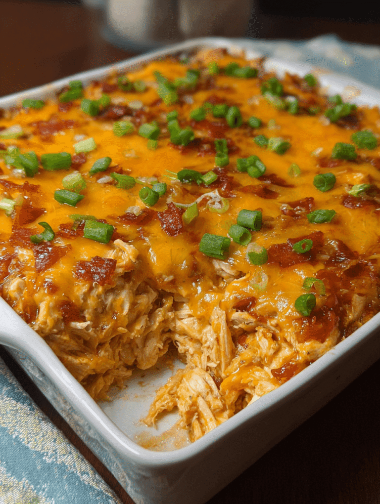 Keto BBQ Chicken Casserole Recipe