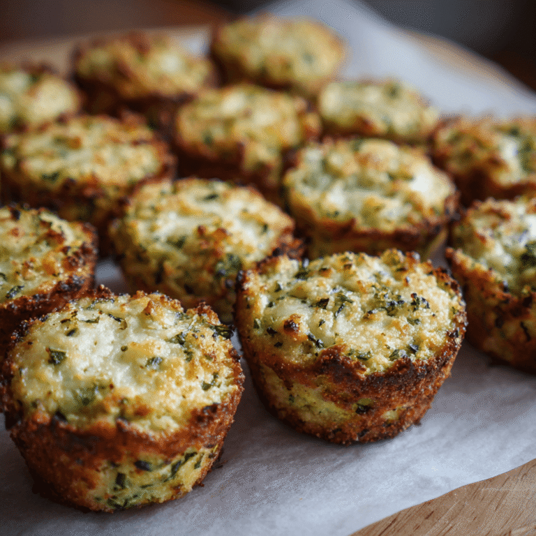 Baked Zucchini Cheese Bites Recipe