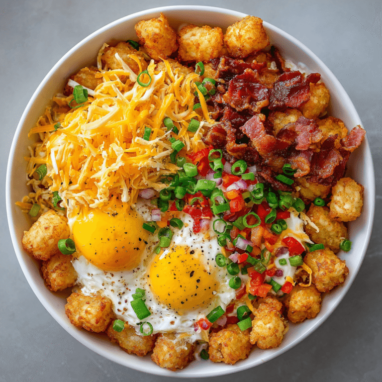 Ultimate Tater Tot Breakfast Bowl Recipe