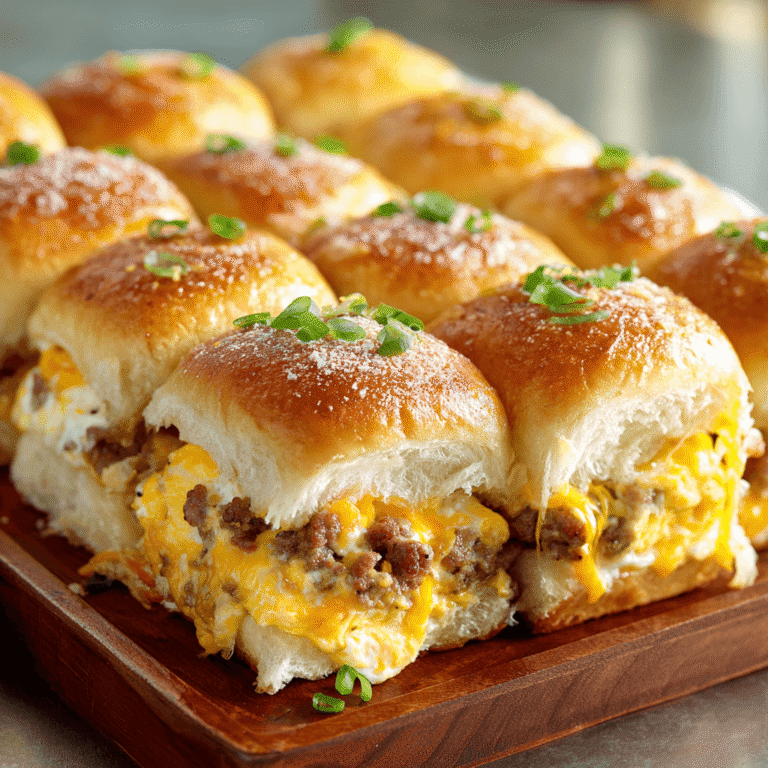 Cheesy Breakfast Sliders Recipe