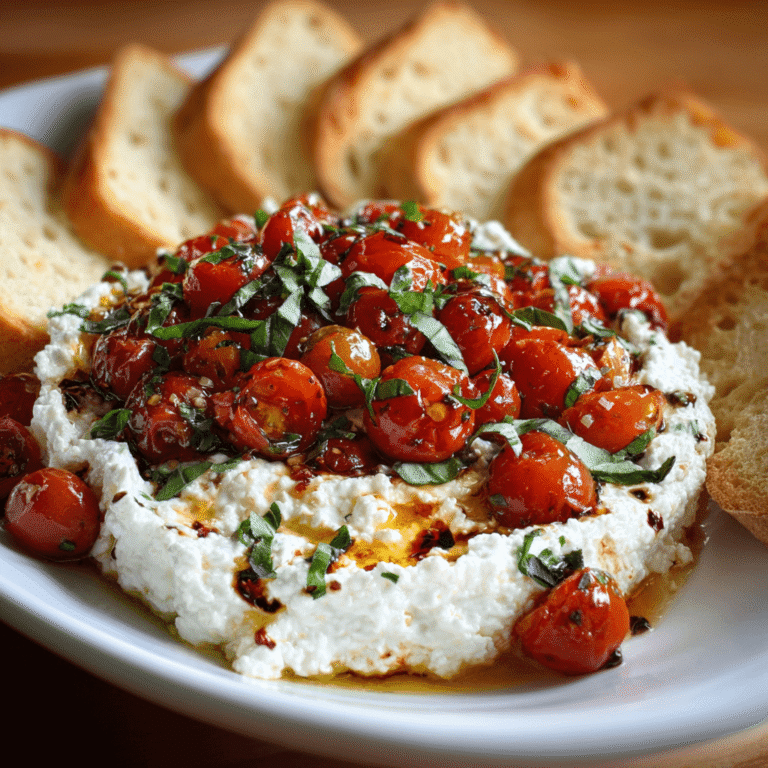 Savory Goat Cheese Bruschetta Dip Recipe