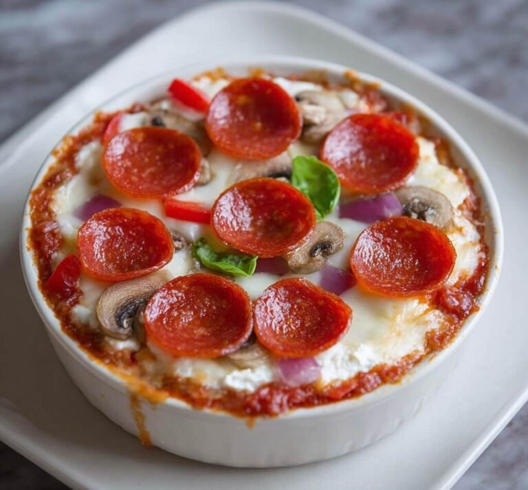 Cottage Cheese Pizza Bowl Recipe