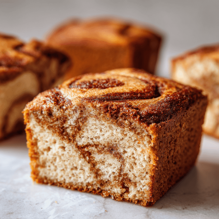 Easy Baked Cinnamon Swirl Protein Cake Recipe