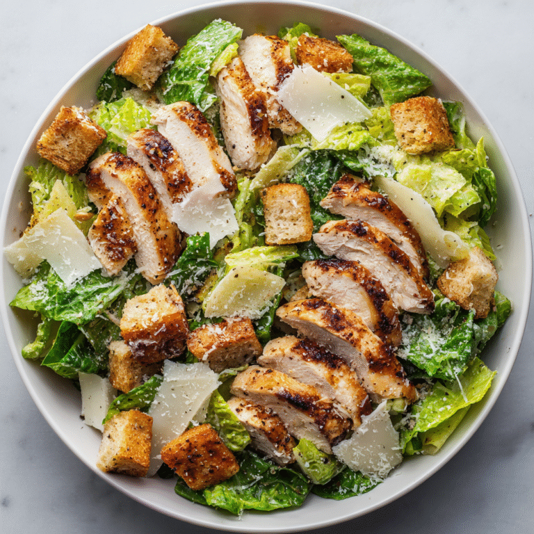 Chicken Caesar Salad Recipe