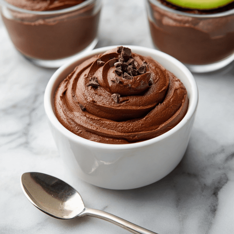Chocolate Avocado Mousse Recipe