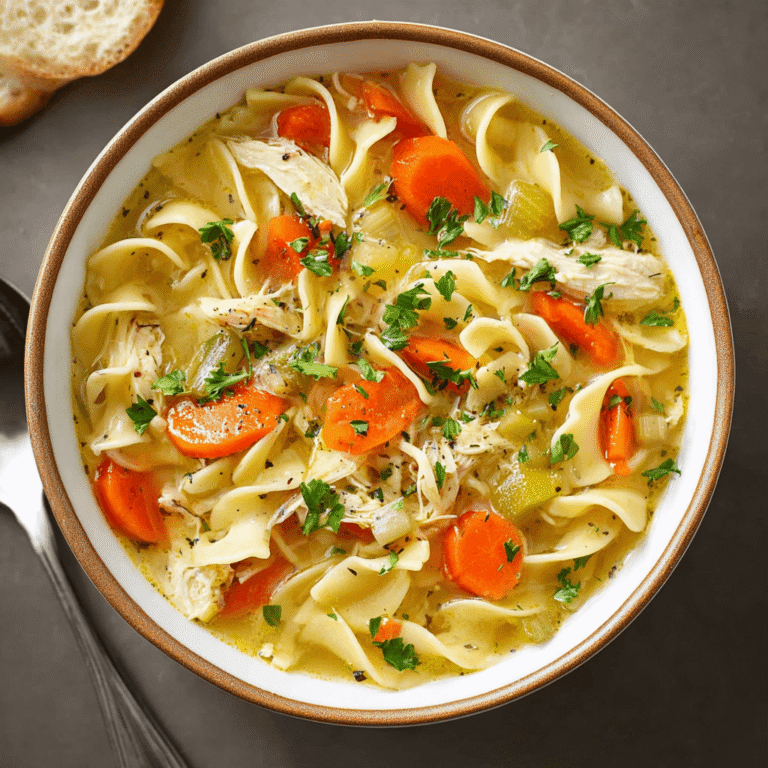 Chicken Noodle Soup Recipe