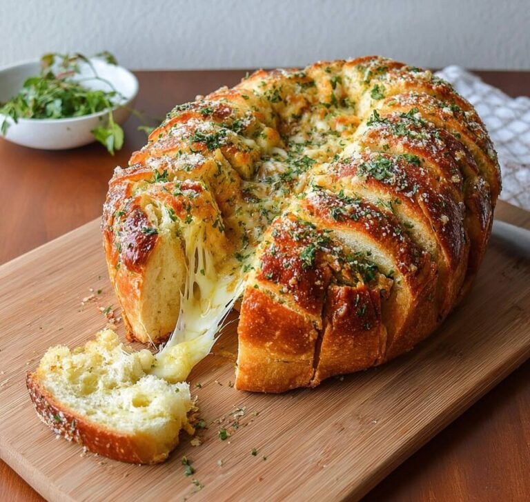 Cheesy Garlic Pull-Apart Bread Recipe