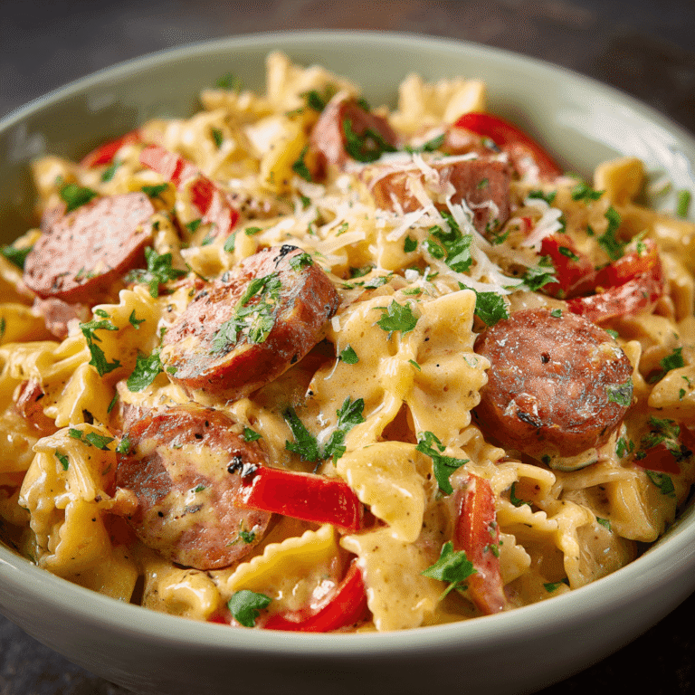 Creamy Smoked Sausage Pasta Recipe
