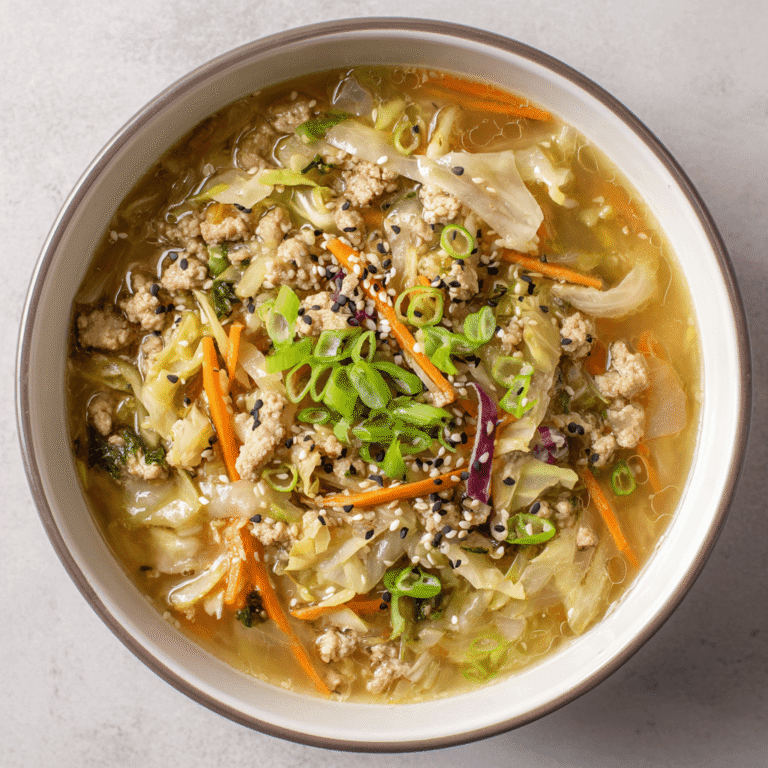 Cozy One-Pot Egg Roll Soup Recipe