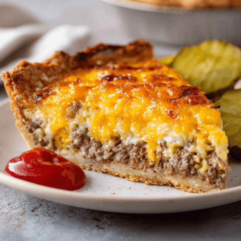 Cheeseburger Pie Recipe