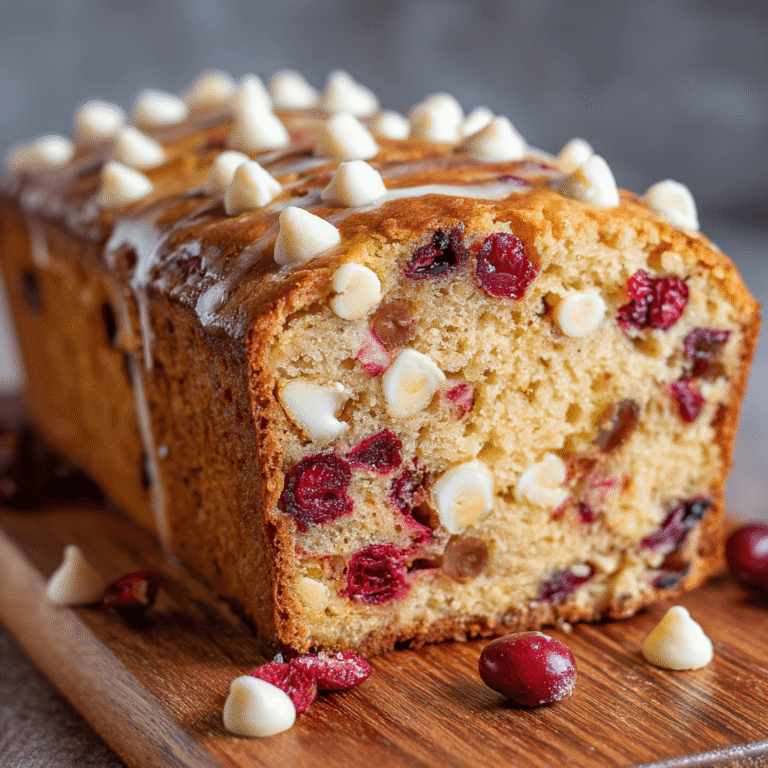 White Chocolate Cranberry Bread Recipe