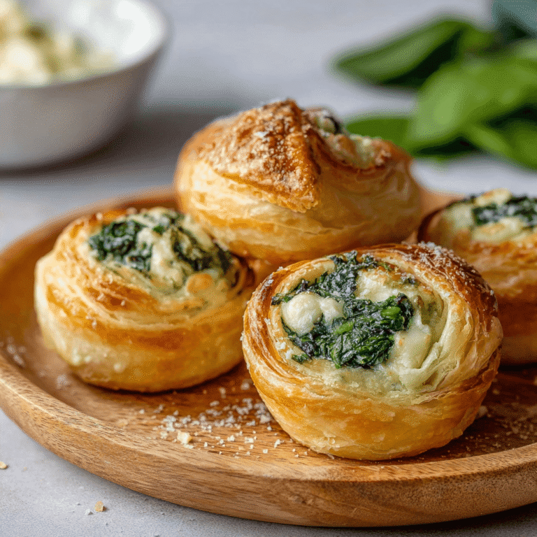 Spinach Puffs with Cream Cheese Recipe