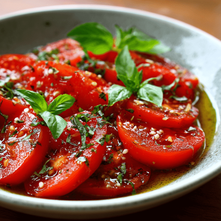 Marinated Tomatoes Recipe