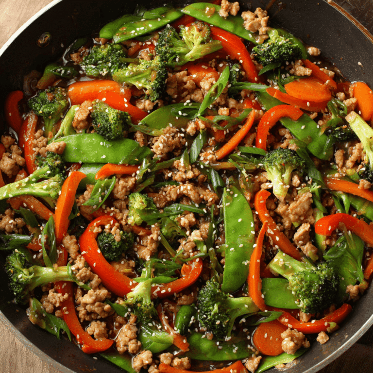 Turkey & Veggie Stir-Fry Recipe