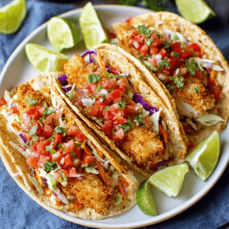 Crispy Fish Tacos Recipe
