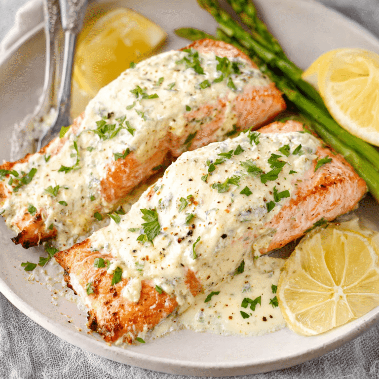 Baked Boursin Salmon Recipe