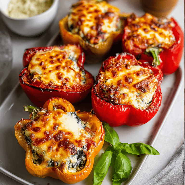 Ricotta Stuffed Peppers Recipe