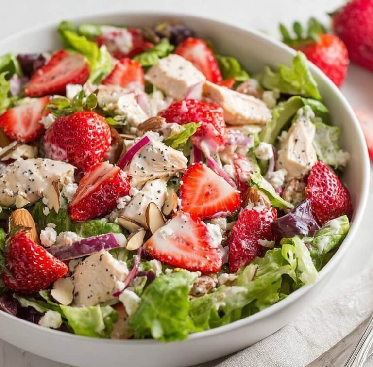 Strawberry Poppy Seed Rotisserie Chicken Salad Recipe
